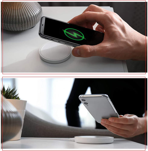 Sticky Adhesive Pads (8 Pack), Gray, 3.2” Diameter Circles, Compatible with Phone 12 MagSafe Charger Holder